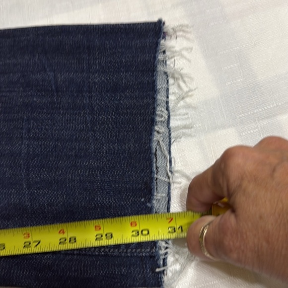 (R1) Vigoss Collection Women's Vintage 2000s Jeans,Size 29-7/8 Dark Blue - Picture 10 of 13